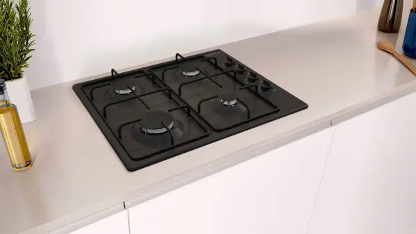Profilo OD36K6B80D Gazlı Ocak 60 cm Emaye, Siyah