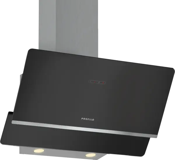 Profilo DVK8J661 Duvar Tipi Davlumbaz 80 cm Siyah Cam, Siyah