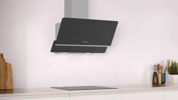 Profilo DVK8J661 Duvar Tipi Davlumbaz 80 cm Siyah Cam, Siyah - görsel 3