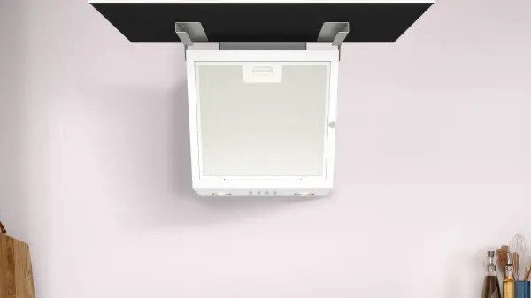 Profilo DVK6J320 Duvar Tipi Davlumbaz 60 cm Beyaz Cam Yüzey, Beyaz