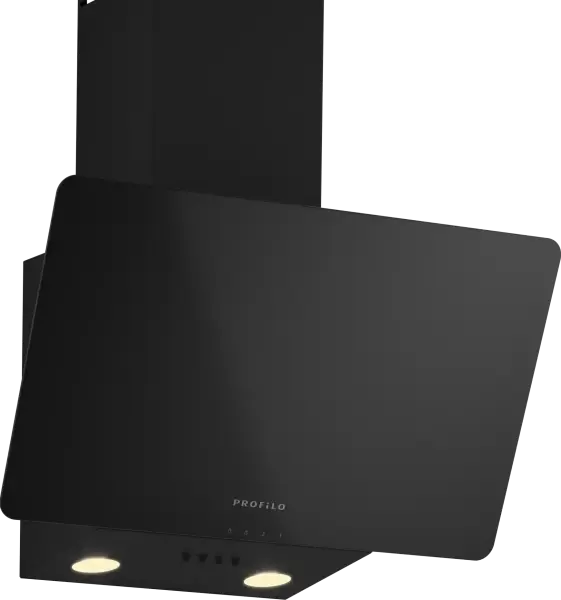 Profilo DVK6J360 Duvar Tipi Davlumbaz 60 cm Siyah Cam, Siyah