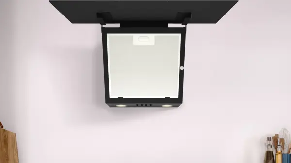Profilo DVK6J360 Duvar Tipi Davlumbaz 60 cm Siyah Cam, Siyah