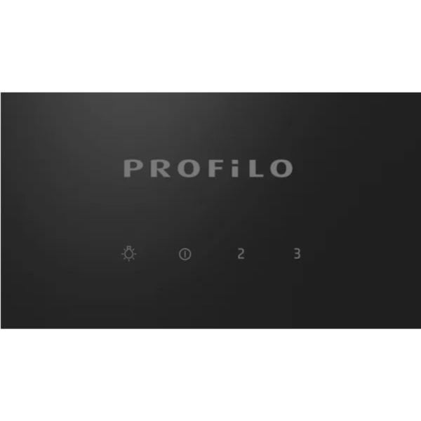 Profilo DVK6J360 Duvar Tipi Davlumbaz Siyah Cam