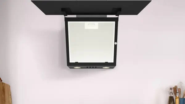 Profilo DVK6J361 Duvar Tipi Davlumbaz 60 cm Siyah Cam, Siyah - görsel 5
