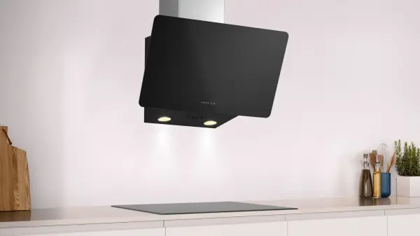 Profilo DVK6J361 Duvar Tipi Davlumbaz 60 cm Siyah Cam, Siyah - görsel 2