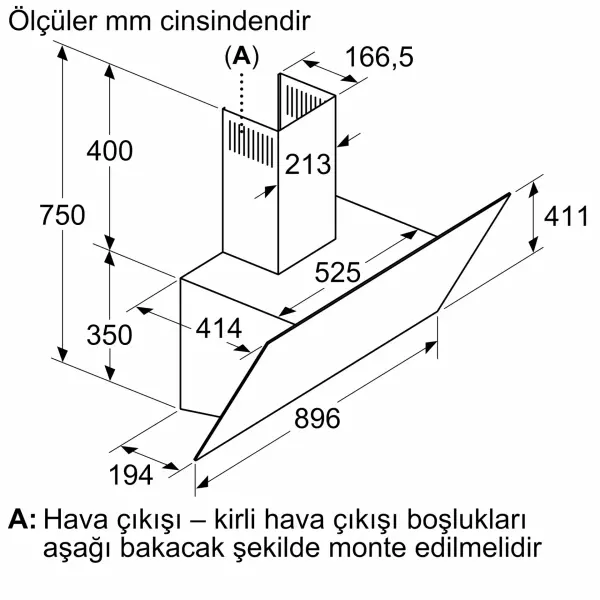 Siemens LC97KPJ20T iQ500 Duvar Tipi Davlumbaz 90 cm Beyaz - görsel 6