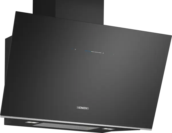 Siemens LC91KLT60 iQ700 Duvar Tipi Davlumbaz 90 cm Siyah Cam
