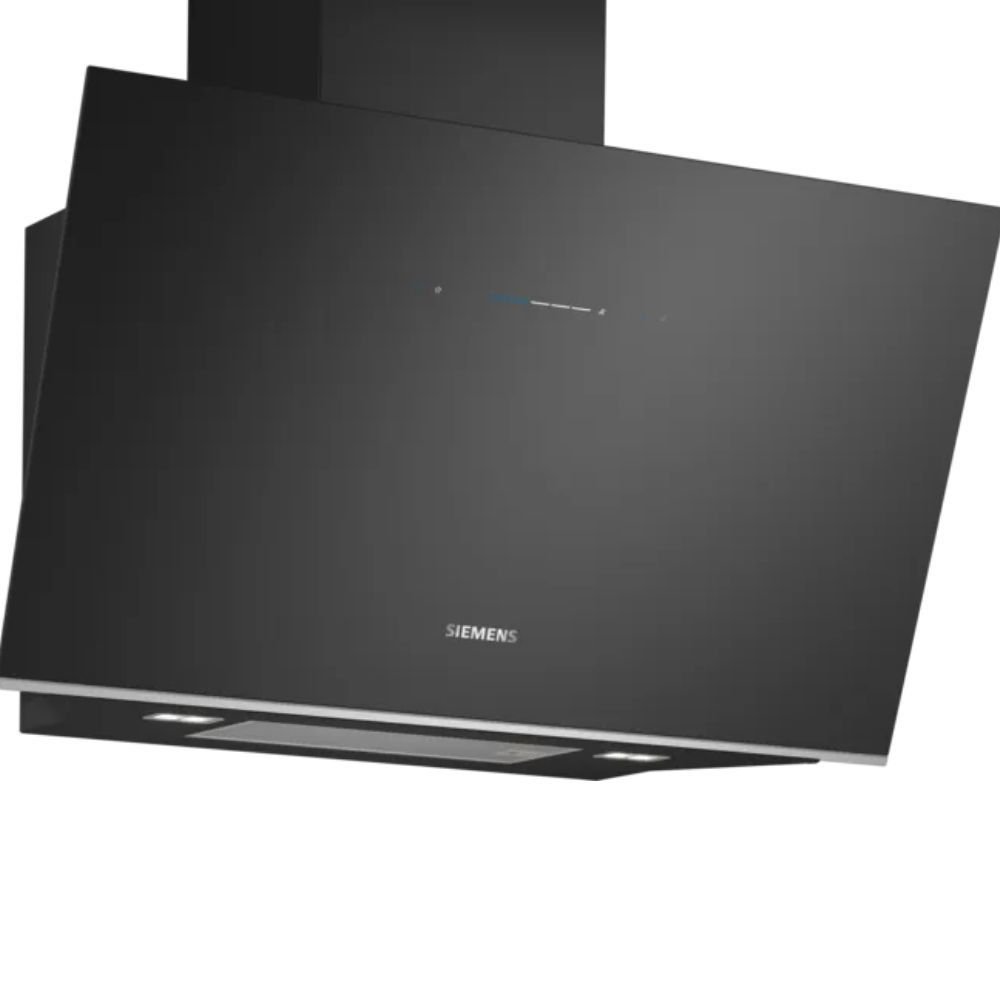 Siemens LC91KLT60 iQ700 Duvar Tipi Davlumbaz 90 cm Siyah Cam
