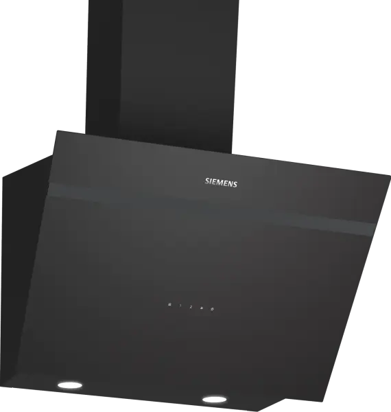 Siemens LC66KPJ60T iQ300 Duvar Tipi Davlumbaz 60 cm Siyah Cam