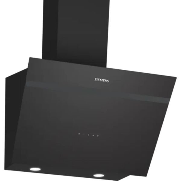 Siemens LC66KPJ60T iQ300 Duvar Tipi Davlumbaz 60 cm Siyah Cam