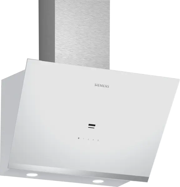 Siemens LC67KPJ20T iQ500 Duvar Tipi Davlumbaz 60 cm Beyaz Cam Yüzey