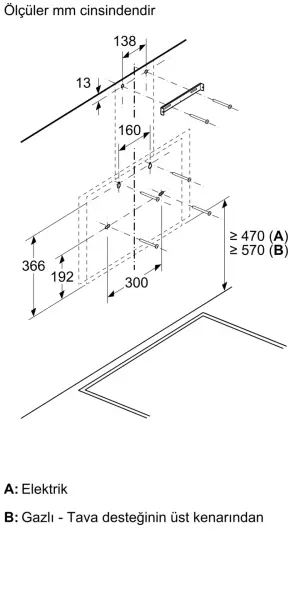 Siemens LC67KPJ20T iQ500 Duvar Tipi Davlumbaz 60 cm Beyaz Cam Yüzey - görsel 8