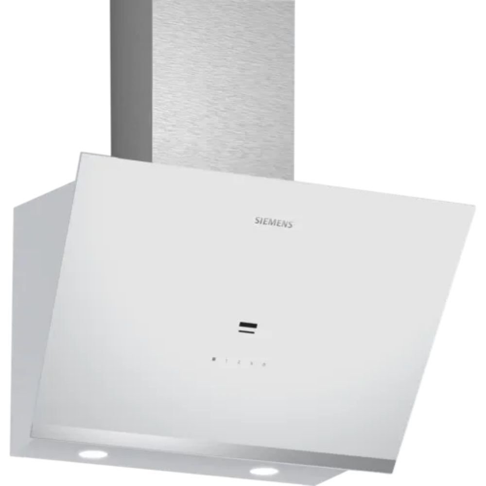 Siemens LC67KPJ20T iQ500 Duvar Tipi Davlumbaz 60 cm Beyaz Cam Yüzey
