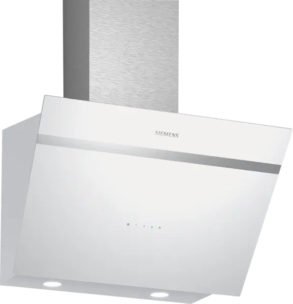 Siemens LC66KPJ20T iQ300 Duvar Tipi Davlumbaz 60 cm Beyaz Cam Yüzey