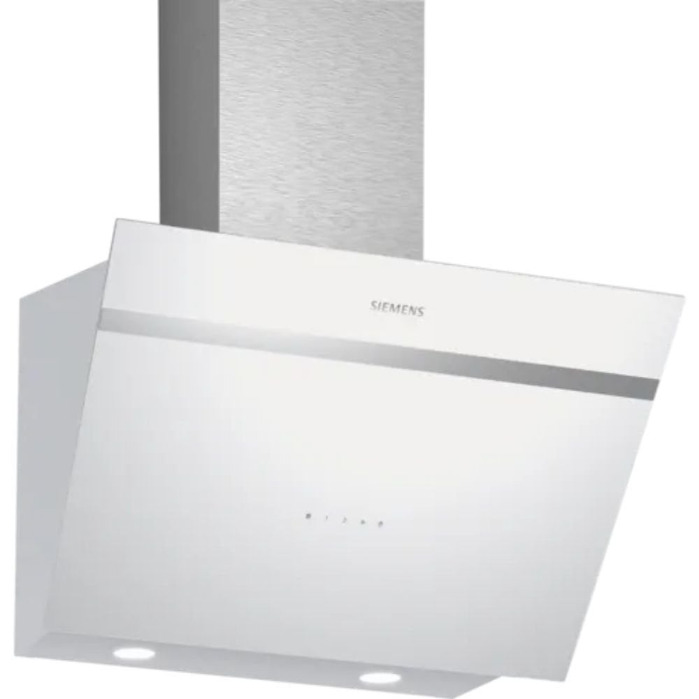 Siemens LC66KPJ20T iQ300 Duvar Tipi Davlumbaz 60 cm Beyaz Cam Yüzey