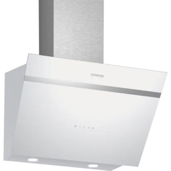 Siemens LC66KPJ20T iQ300 Duvar Tipi Davlumbaz 60 cm Beyaz Cam Yüzey