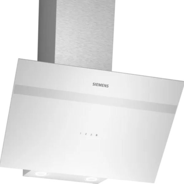 Siemens LC64KPJ20T iQ100 Duvar Tipi Davlumbaz 60 cm Beyaz Cam Yüzey