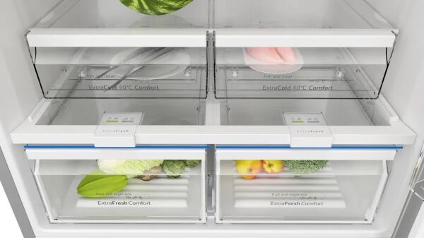 Profilo Üstten Donduruculu Buzdolabı 186 x 86 cm Paslanmaz çelik, Total No Frost