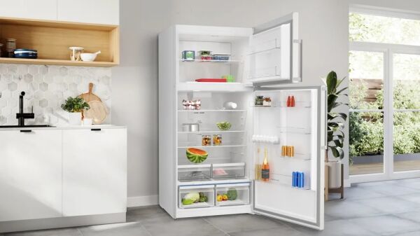 Profilo Üstten Donduruculu Buzdolabı 186 x 86 cm Paslanmaz çelik, Total No Frost