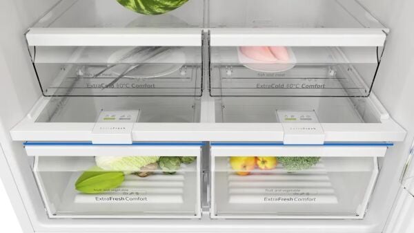 Profilo Üstten Donduruculu Buzdolabı 186 x 86 cm Beyaz, Total No Frost