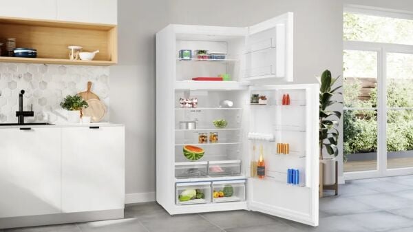 Profilo Üstten Donduruculu Buzdolabı 186 x 86 cm Beyaz, Total No Frost