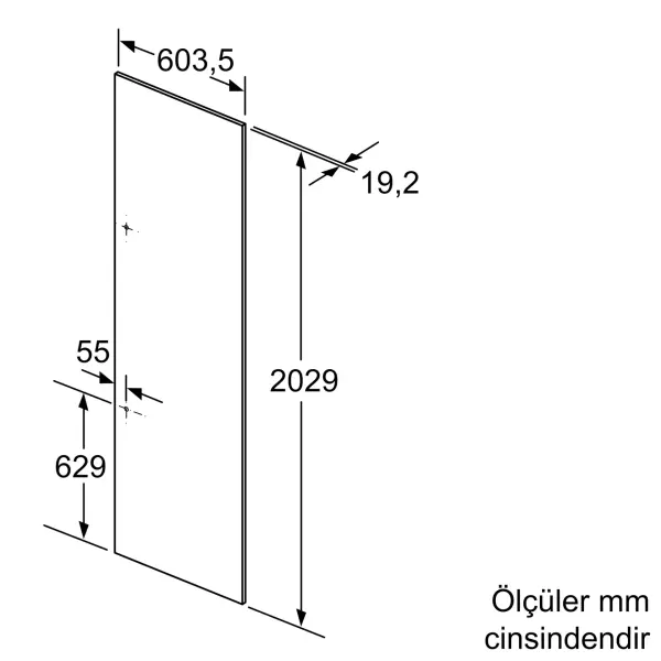 Siemens FI24Z090 Door panel - görsel 2