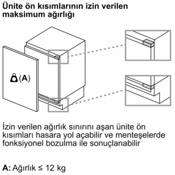 Siemens KU21RADE0 iQ500 Tezgah Altı Ankastre Soğutucu