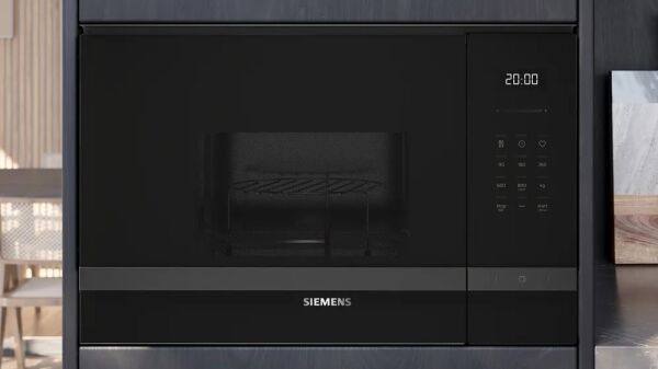 Siemens iQ500 Built-In Microwave with grill darkSteel Line