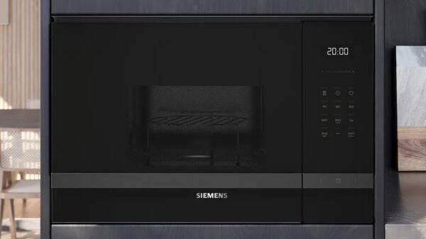 Siemens iQ500 Built-In Microwave with grill darkSteel Line - görsel 2