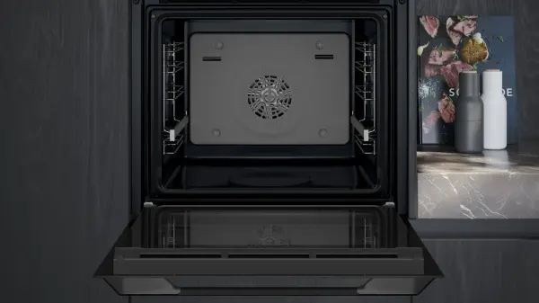 Siemens iQ300 Buhar Destekli Ankastre Fırın 60 x 60 cm Siyah - görsel 4