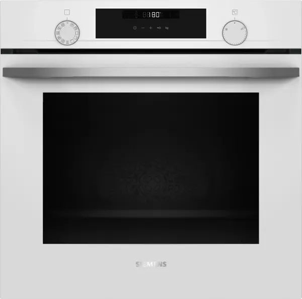 Siemens iQ300 Buhar Destekli Ankastre Fırın 60 x 60 cm Beyaz