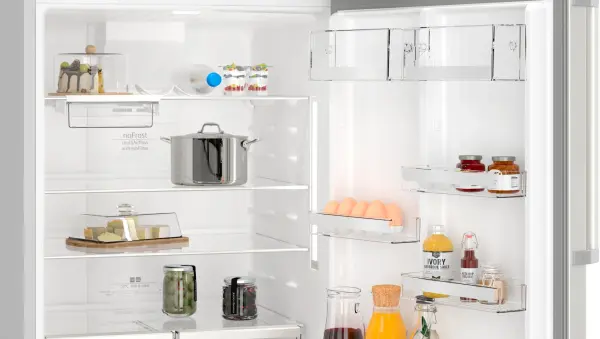 Siemens iQ500 Üstten Donduruculu Buzdolabı 186 x 75 cm Kolay temizlenebilir Inox, Total noFrost - görsel 5