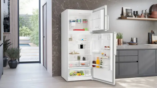 Siemens iQ500 Üstten Donduruculu Buzdolabı 186 x 75 cm Kolay temizlenebilir Inox, Total noFrost - görsel 3