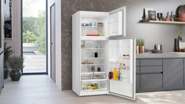Siemens iQ500 Üstten Donduruculu Buzdolabı 186 x 75 cm Kolay temizlenebilir Inox, Total noFrost - görsel 3