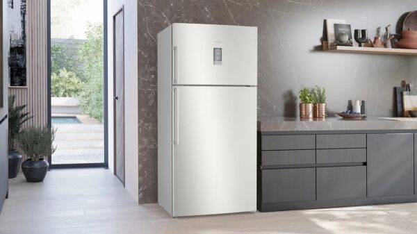 Siemens iQ500 Üstten Donduruculu Buzdolabı 186 x 86 cm Kolay temizlenebilir Inox, Total noFrost