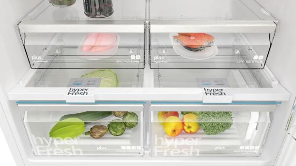 Siemens iQ500 Üstten Donduruculu Buzdolabı 186 x 86 cm Beyaz, Total noFrost