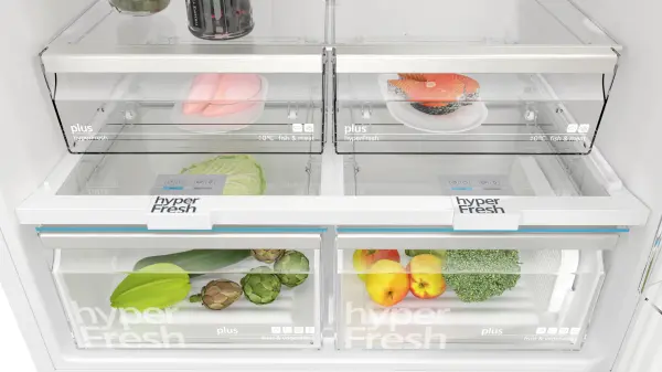 Siemens iQ500 Üstten Donduruculu Buzdolabı 186 x 86 cm Beyaz, Total noFrost - görsel 6