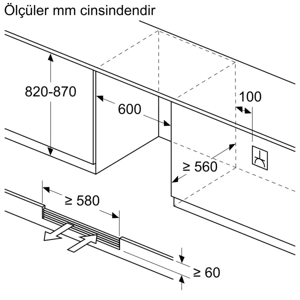 Siemens iQ500 Ankastre Şarap Soğutucu 81.8 x 59.8 cm - görsel 8