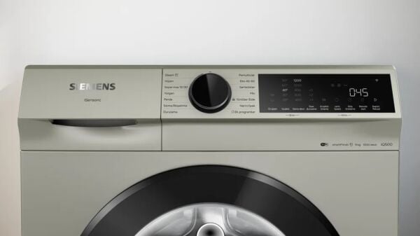 Siemens iQ500 Çamaşır Makinesi 9 kg maks. 1200 dev./dak., Gümüş