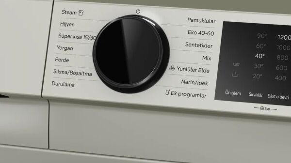 Siemens iQ500 Çamaşır Makinesi 9 kg maks. 1200 dev./dak., Gümüş