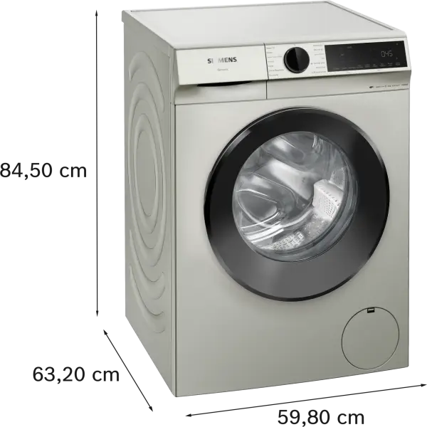 Siemens iQ500 Çamaşır Makinesi 9 kg maks. 1200 dev./dak., Gümüş - görsel 6