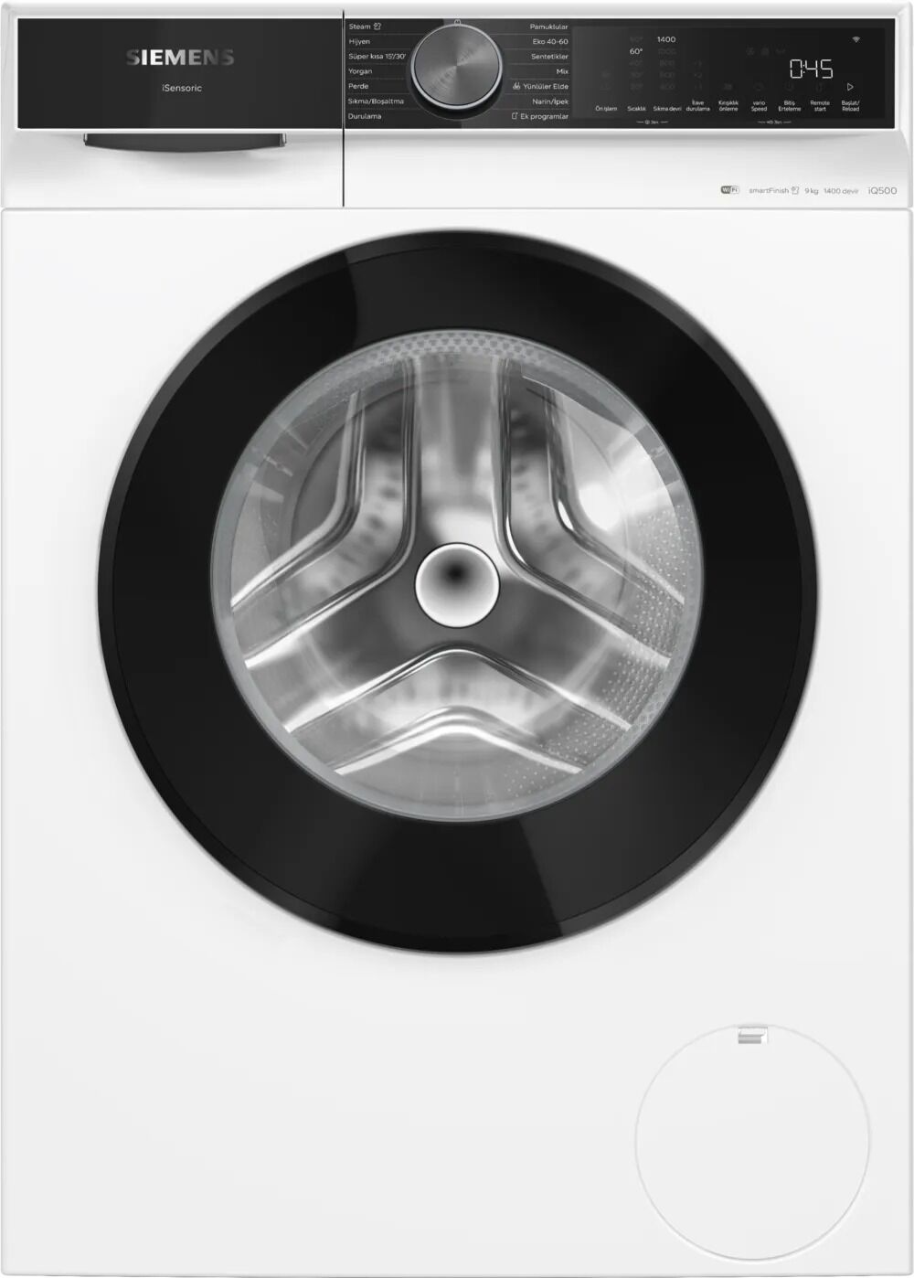 Siemens iQ500 Çamaşır Makinesi 9 kg maks. 1400 dev./dak.