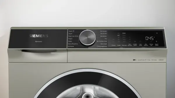 Siemens iQ500 Çamaşır Makinesi 10 kg maks. 1200 dev./dak., Gümüş - görsel 2