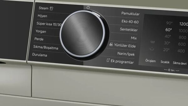 Siemens iQ500 Çamaşır Makinesi 10 kg maks. 1200 dev./dak., Gümüş