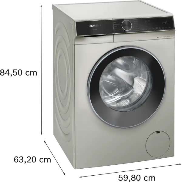 Siemens iQ500 Çamaşır Makinesi 10 kg maks. 1200 dev./dak., Gümüş - görsel 6