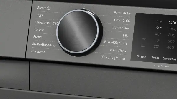 Siemens iQ500 Çamaşır Makinesi 11 kg maks. 1400 dev./dak., Antrasit - görsel 3