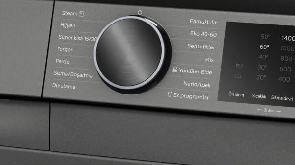 Siemens iQ500 Çamaşır Makinesi 11 kg maks. 1400 dev./dak., Antrasit