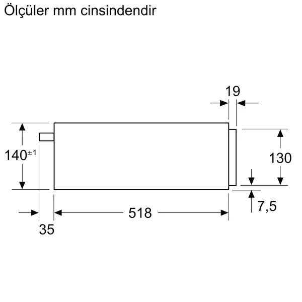 Siemens BI710C1B1 iQ700 Sıcak Tutma Çekmecesi - görsel 8