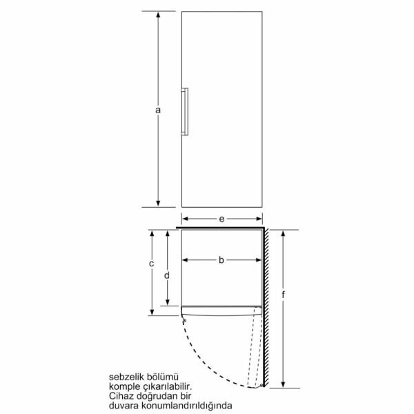 Siemens GS24VVWE0N iQ300 Solo Derin Dondurucu