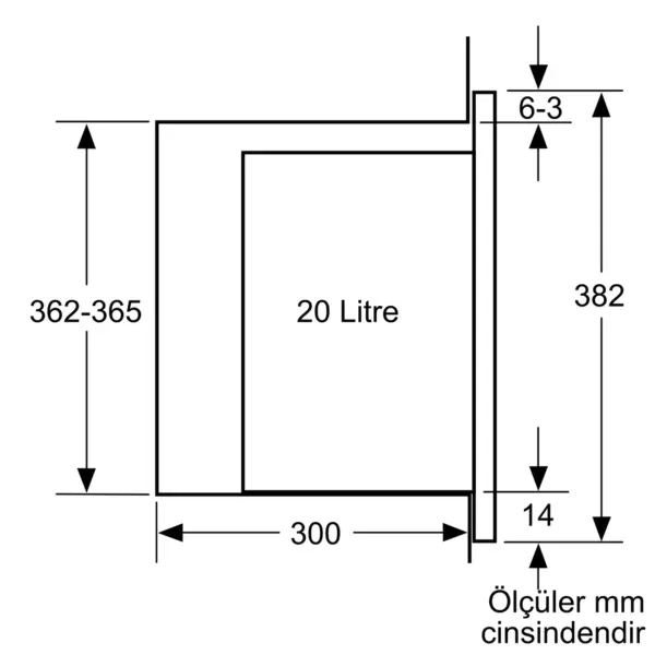 Siemens BE525LMG2 iQ500 Ankastre Mikrodalga, Izgara Fonksiyonlu - görsel 7